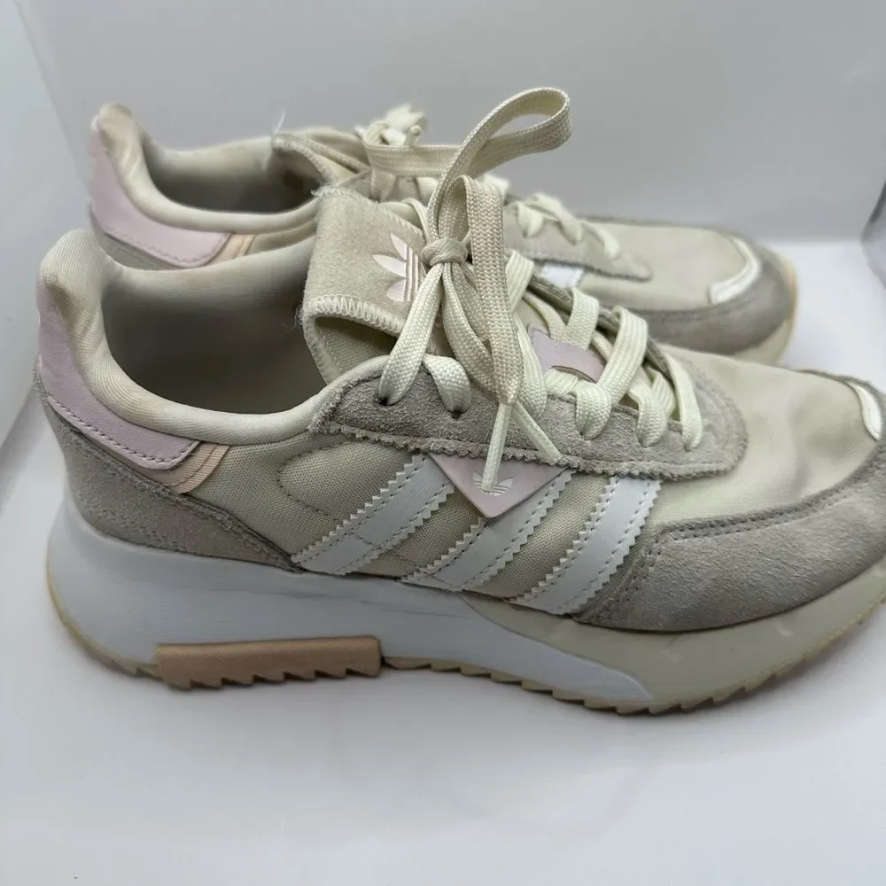 Adidas Retropy F2 Women's Shoes SIZE 6.5 6 1/2 OFFWHITE / ALMOST PINK GW9408